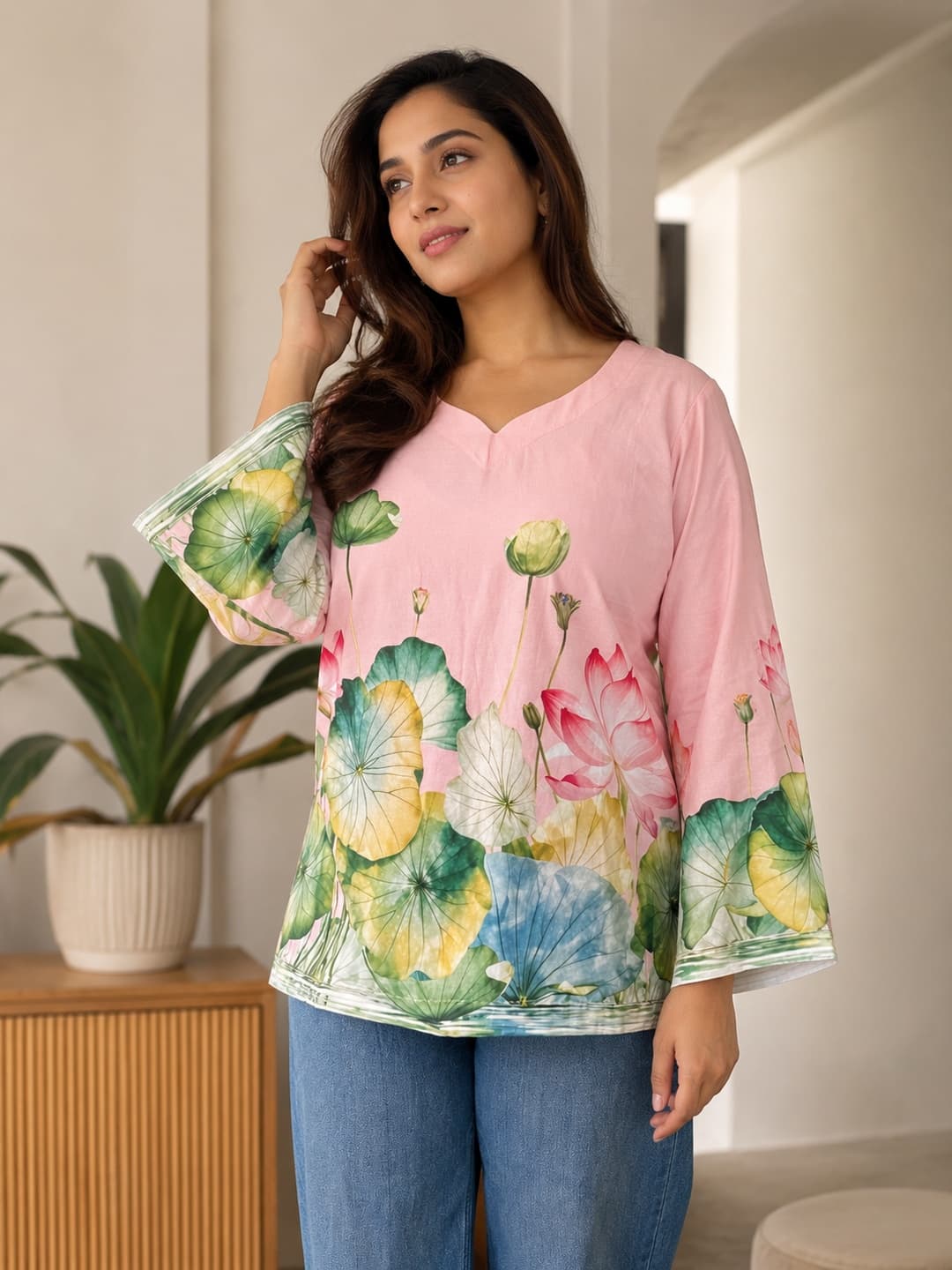 Saanjh Lotus Top