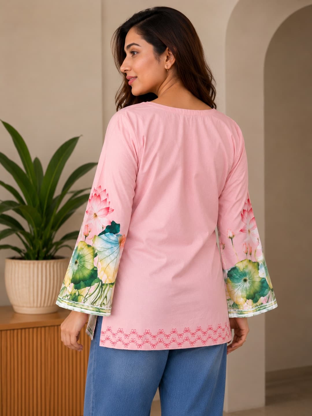 Saanjh Lotus Top - View 3